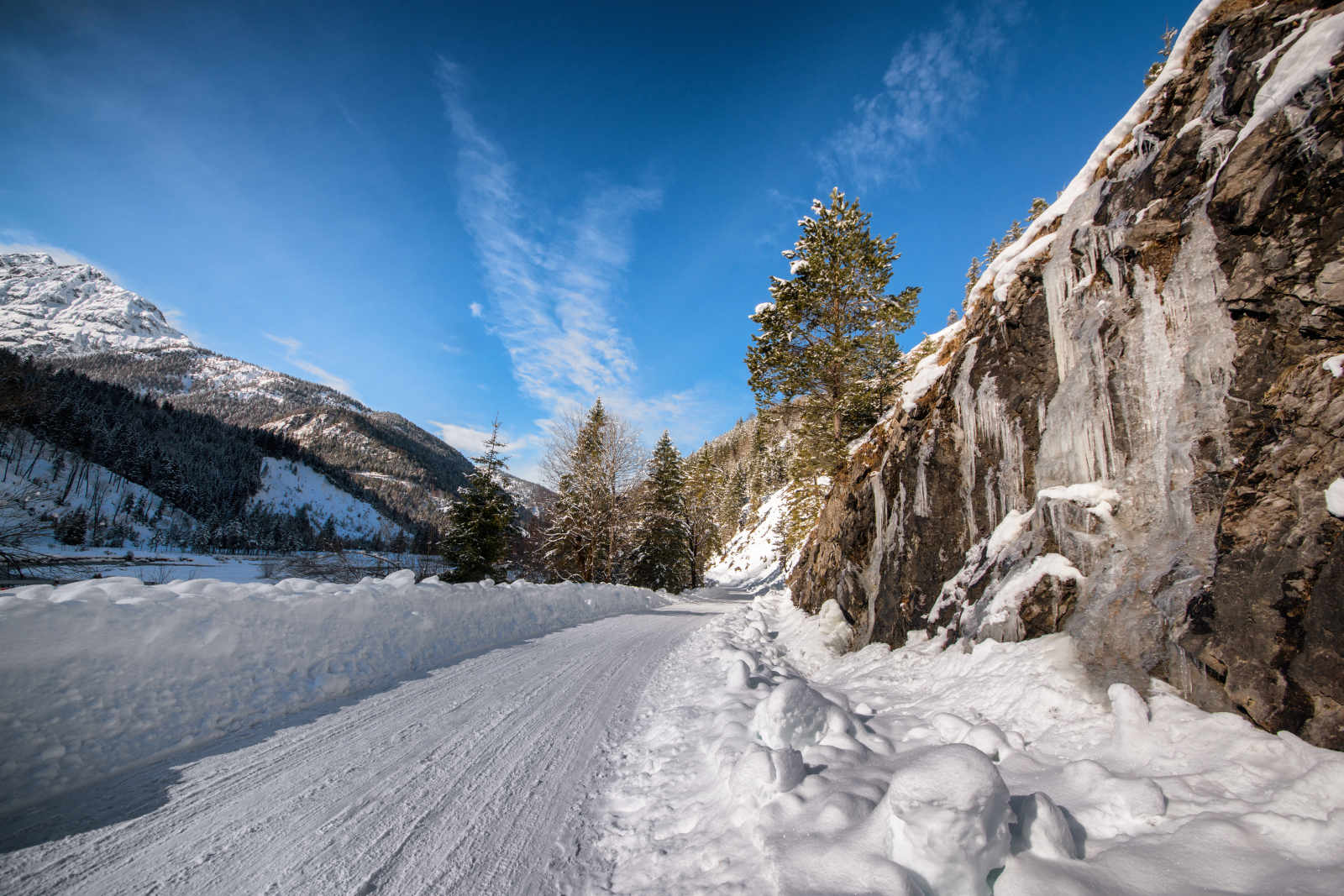 Eiszapfen im Rißtal