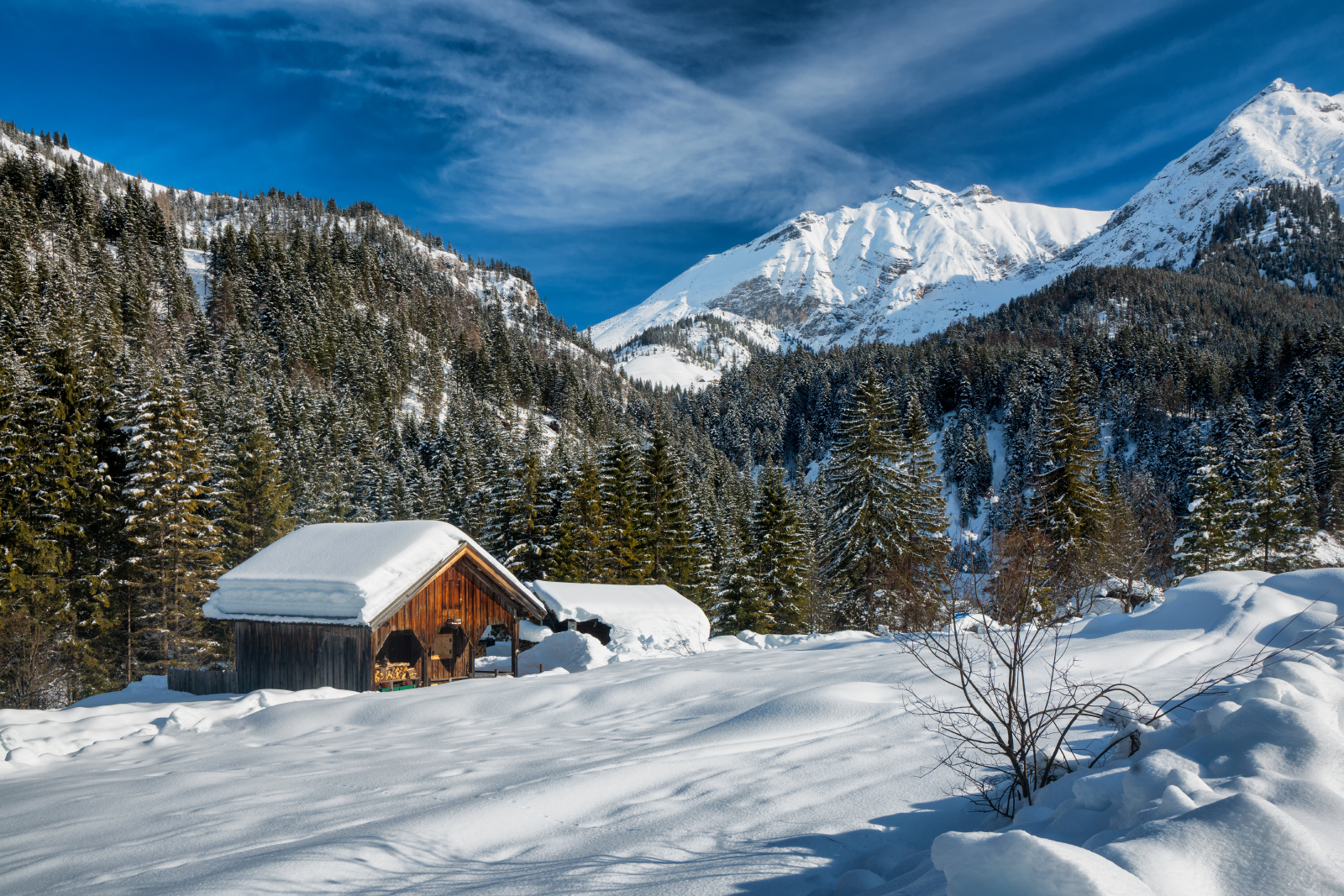 Hütte im Rißtal