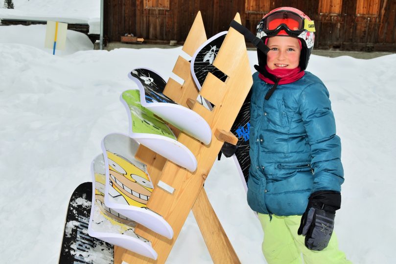 Die Snowskates können selbstverständlich geliehen werden. Foto: Tamara Kainz