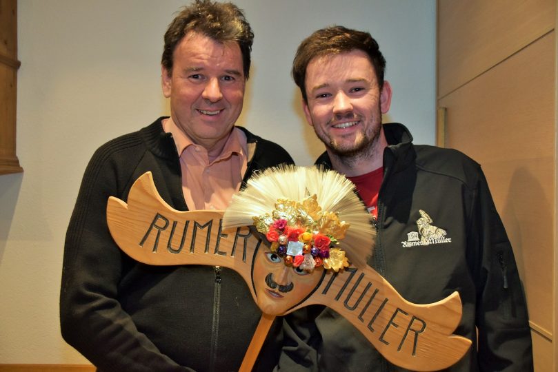 Martin und Christian Lechner - zugleich Vater und Sohn sowie vormaliger und aktueller Obmann der Rumer Muller. Foto: Tamara Kainz