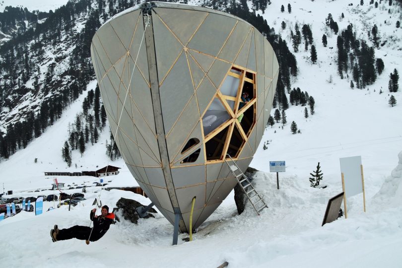 Originell, technisch komplex und mit wirtschaftlichem Potenzial ausgestattet: Die Schneewolke. Foto: Tamara Kainz