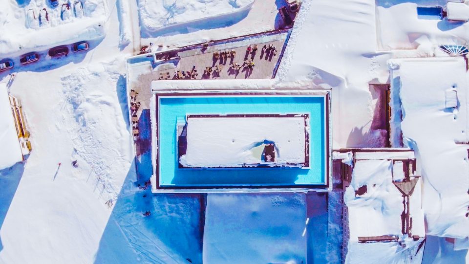The Sky Pool at 2050m