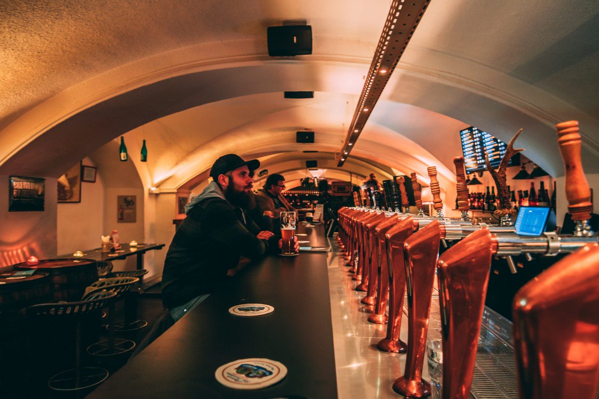 Die Bar des Tribaun