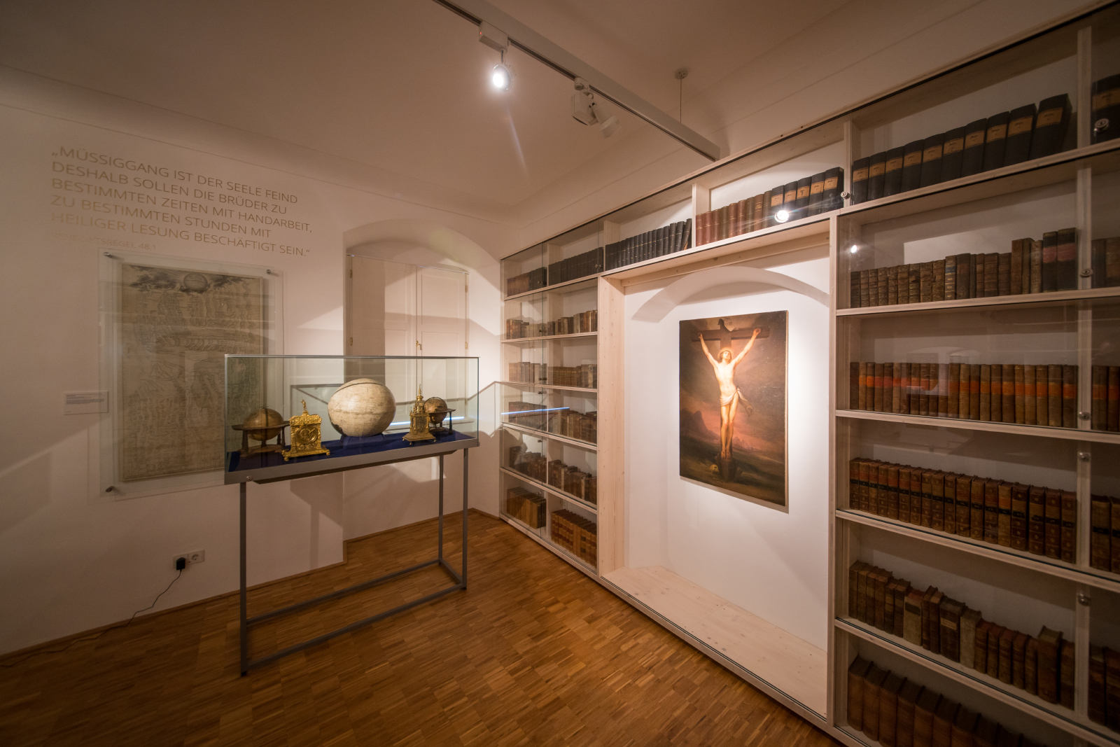 Büchersammlung im Museum