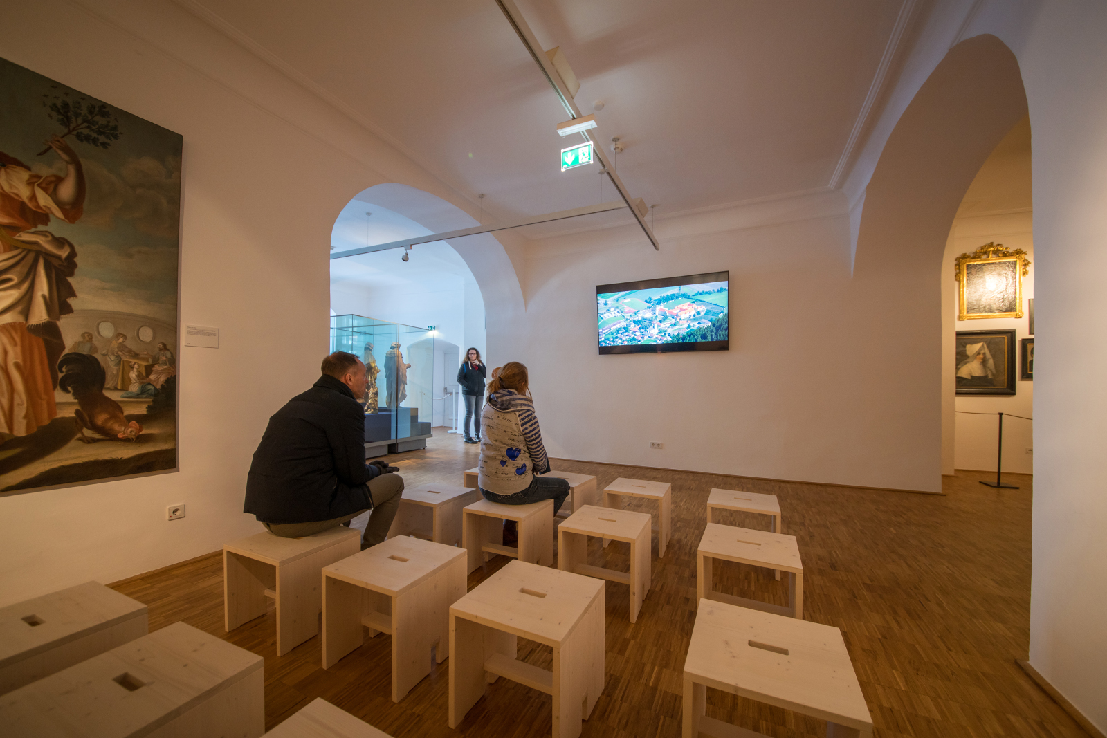 Filmbereich im Museum