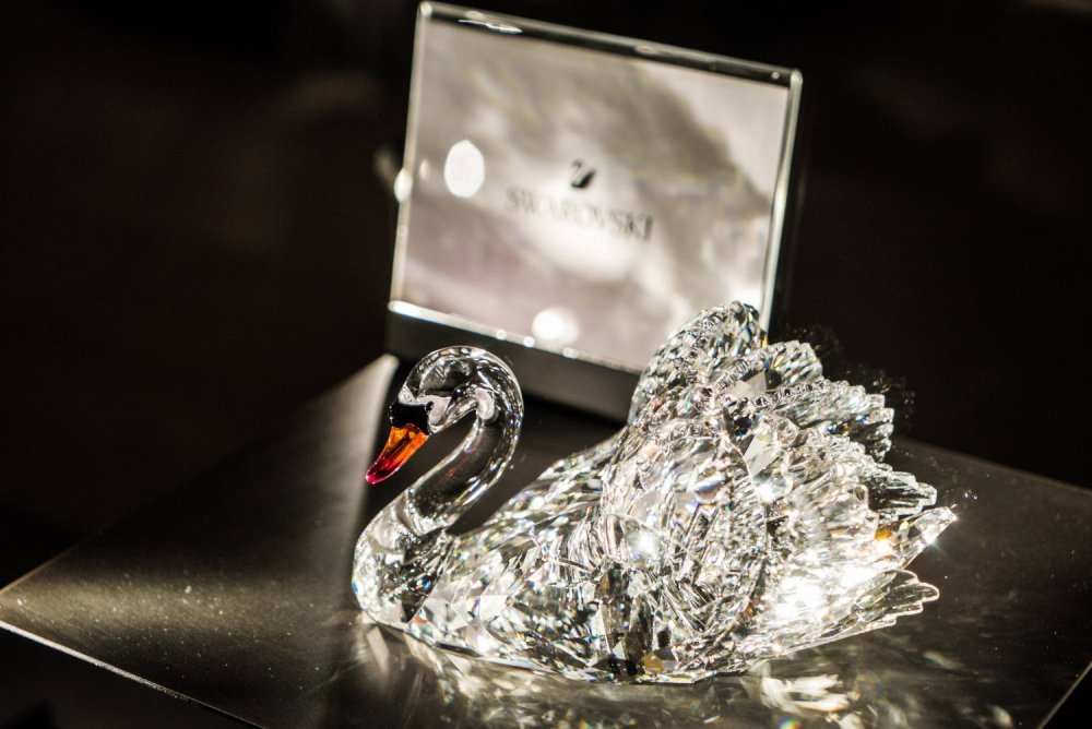 The Swarovski swan