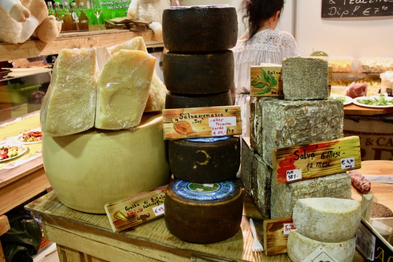 various cheeses