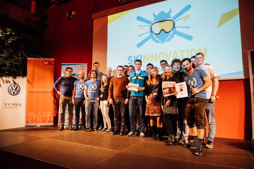 Valanx Biotech winning the Grand Pitch final at Skinnovation