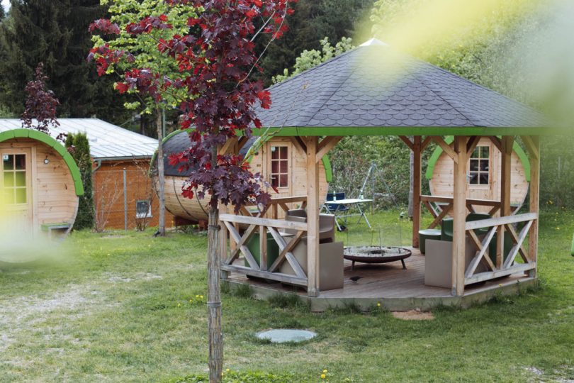 Mit den Fasseln fing das Glamping am Natterer See an