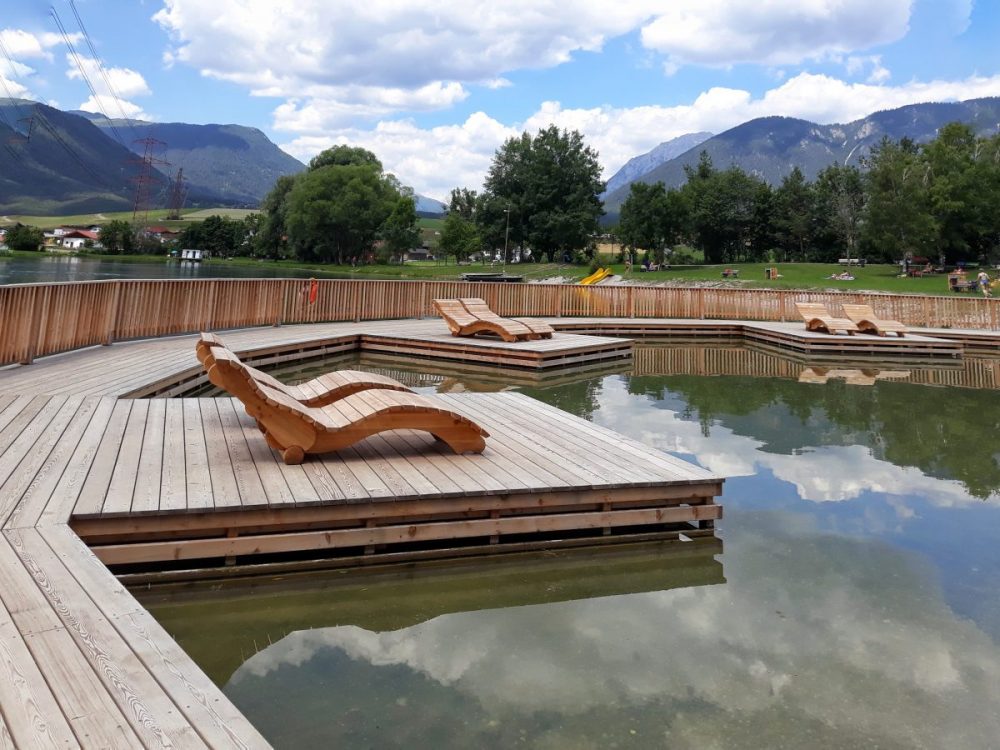 Kleinkinderbucht am Mieminger Badesee