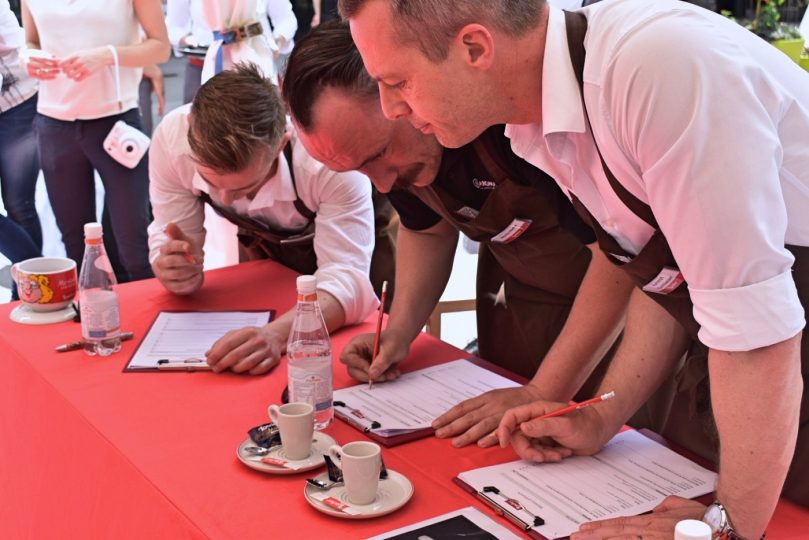 Die Jury bei der Loacker Competition.