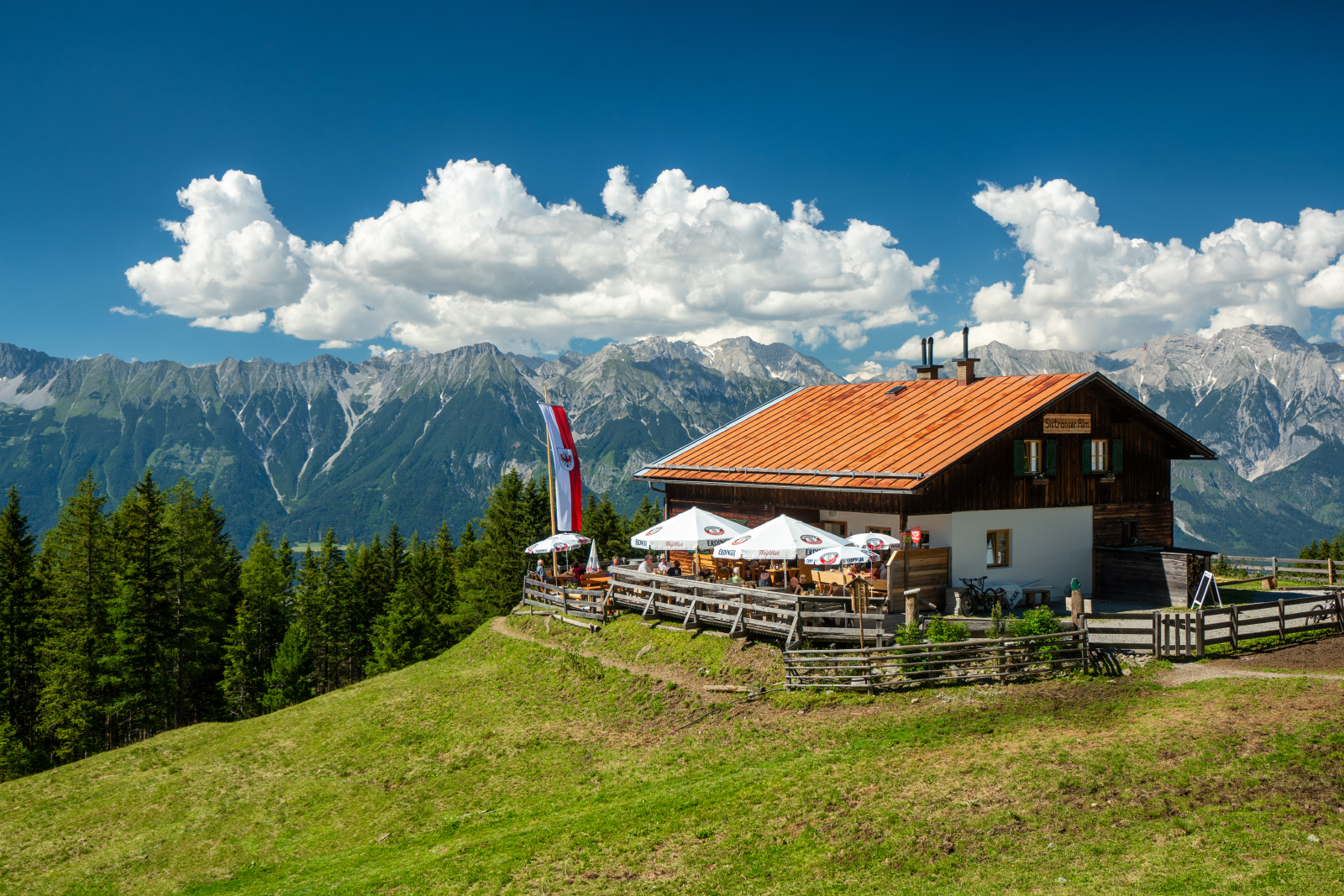Sistranser Alm im Sommer