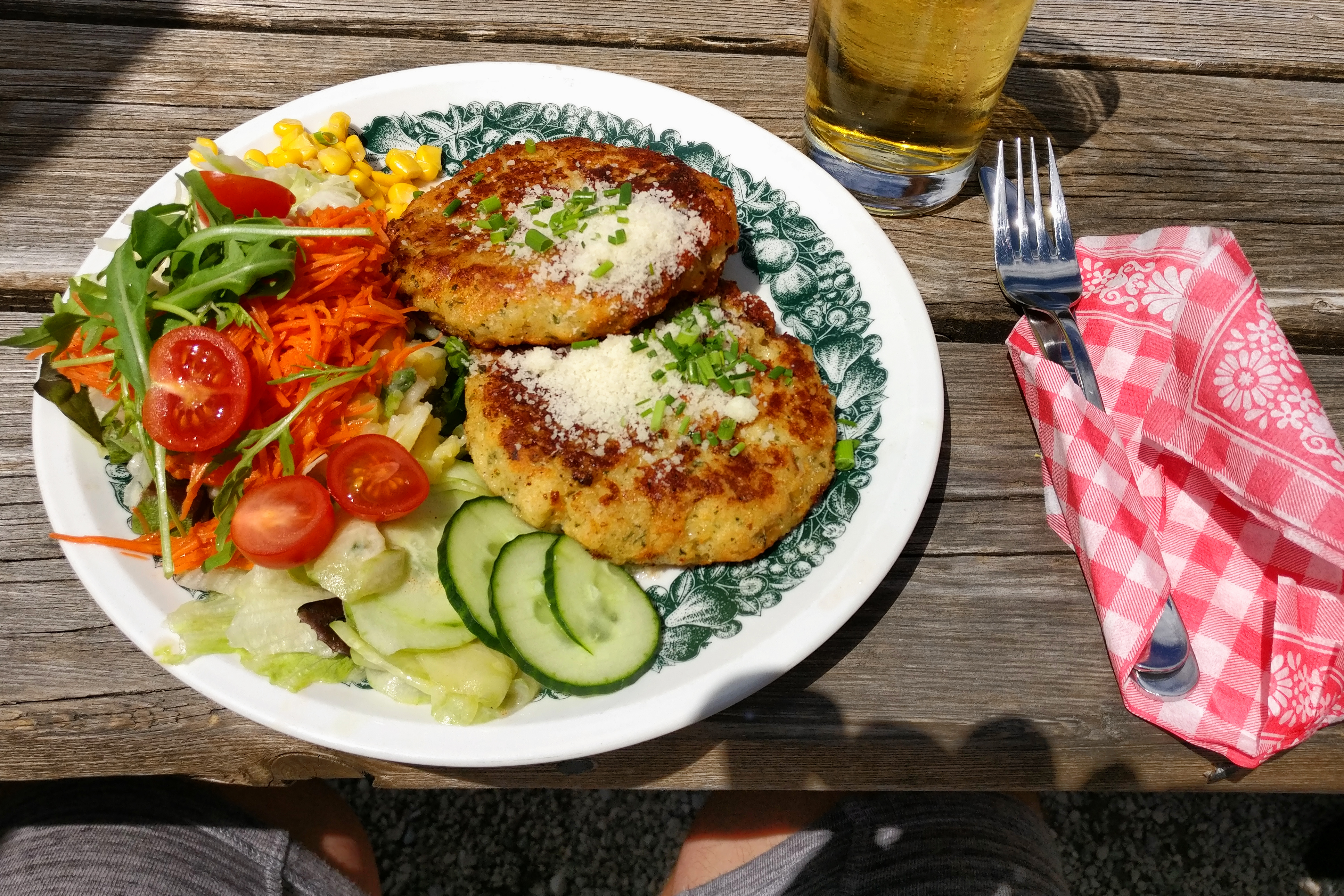 Essen auf der Patscher Alm