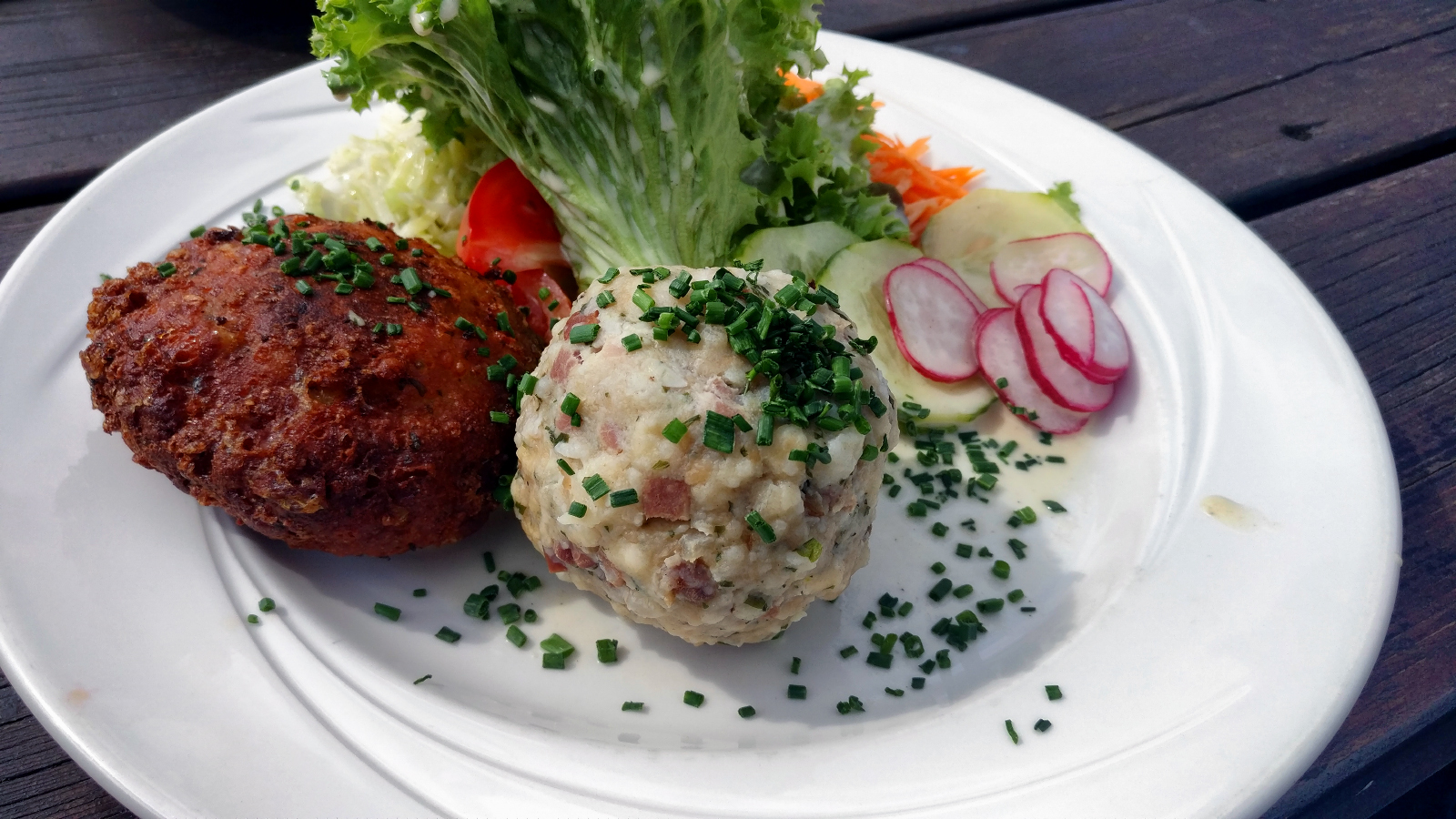 Essen auf der Aldranser Alm