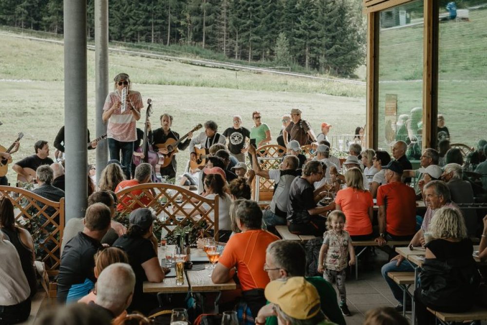 Die Jam Session an der Talstation. Foto: @Innsbruck Marketing / E. Kaser
