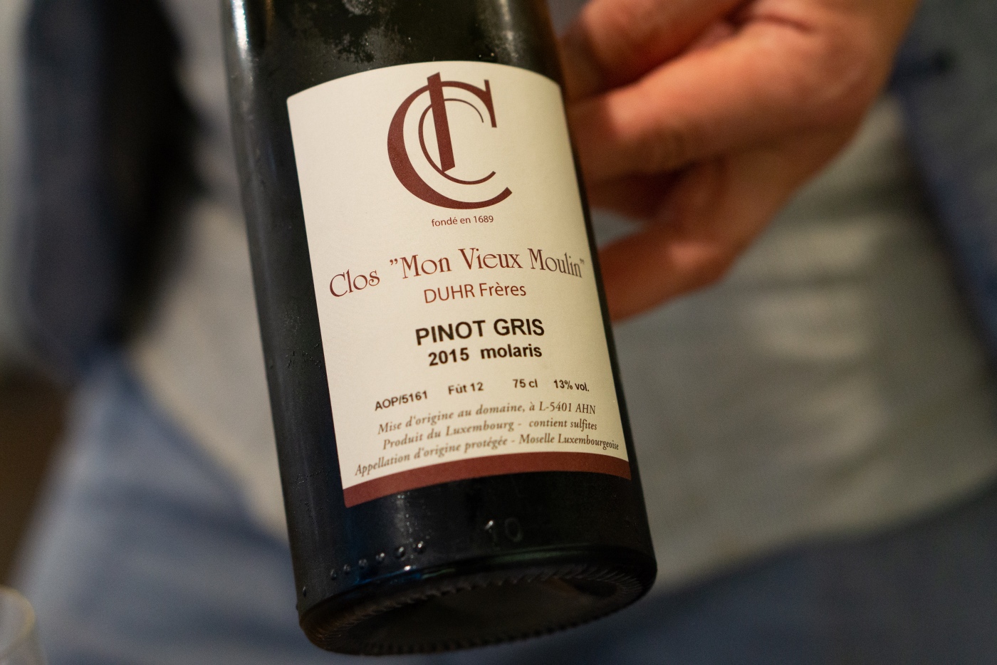 Clos "Mon Vieux Moulin" - Pinot Gris 2015