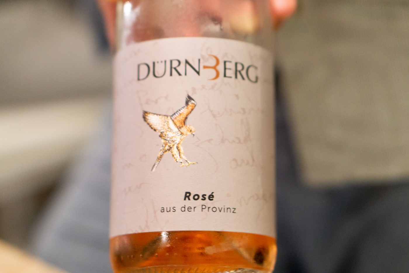 Dürnberg Rosé aus der Provinz - Abzug aus Cabernet Sauvignon, Pinot Noir und Merlot, 2017