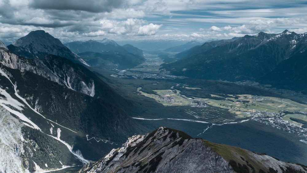 The view from above the Wankspitze