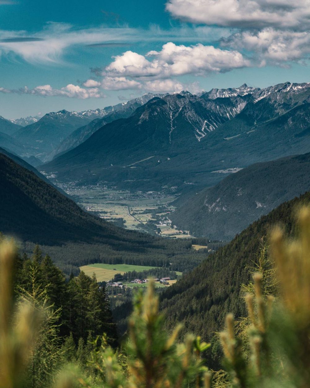 On your way up, stop and look around