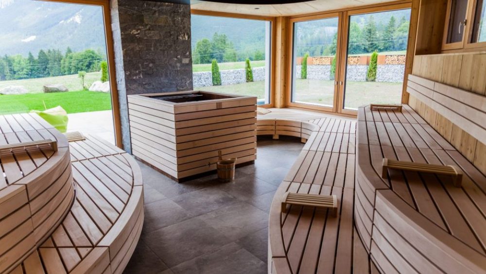 Panoramasauna Holzleiten Bio Wellness Hotel innsbruck