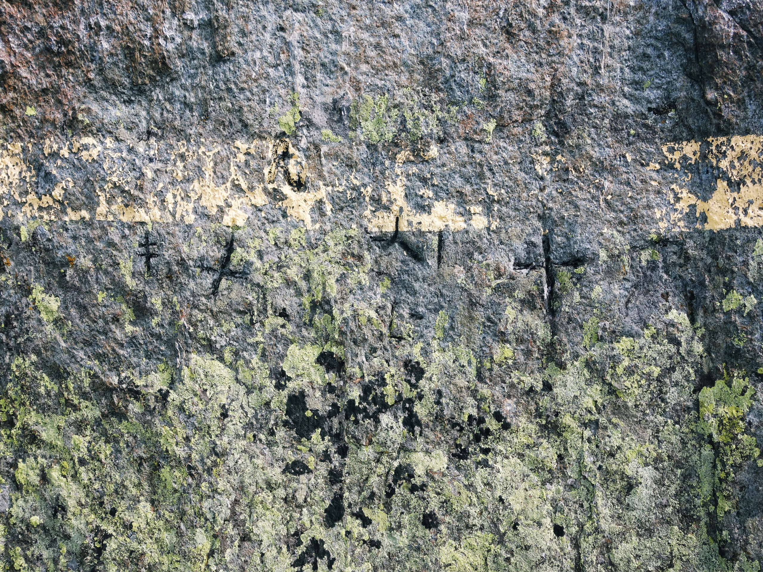 bschriebener Stein