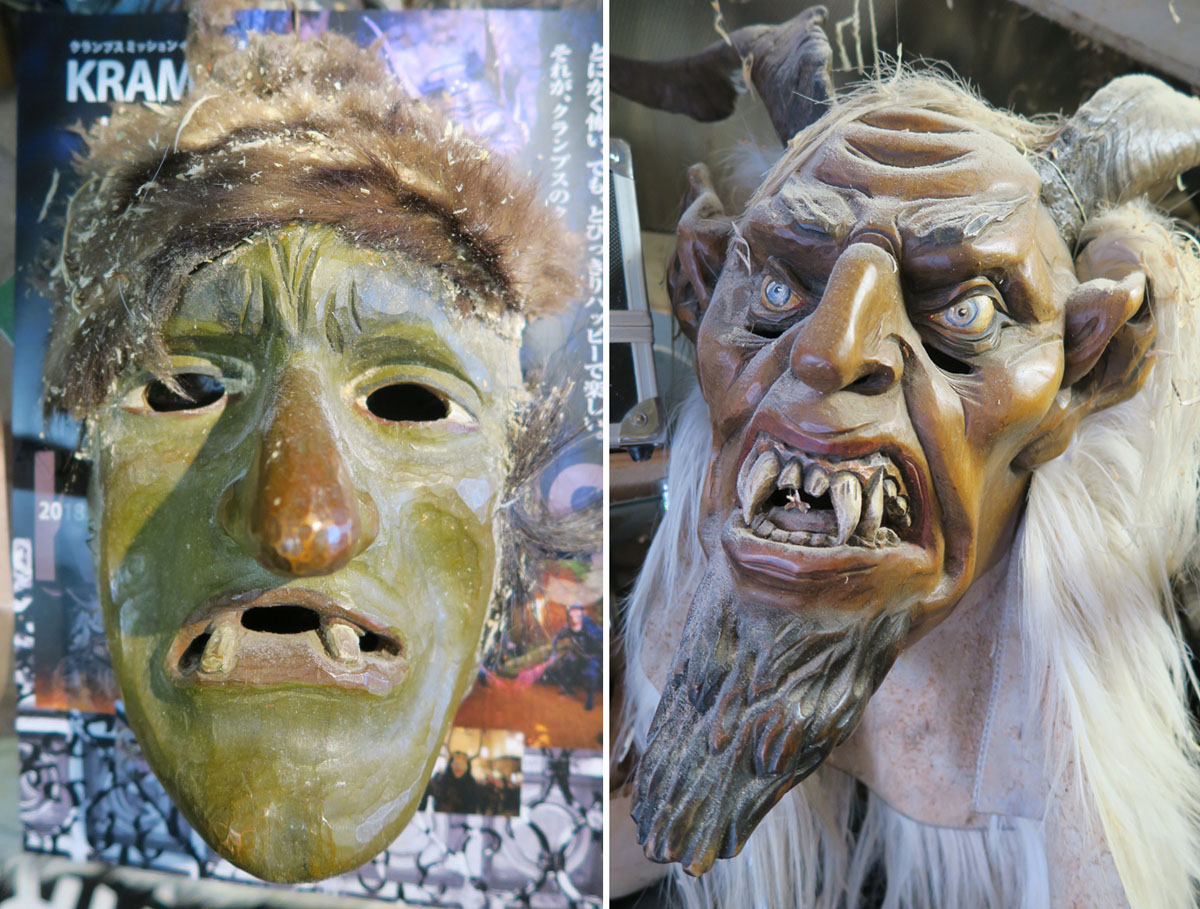 Krampus masks © Ichia Wu