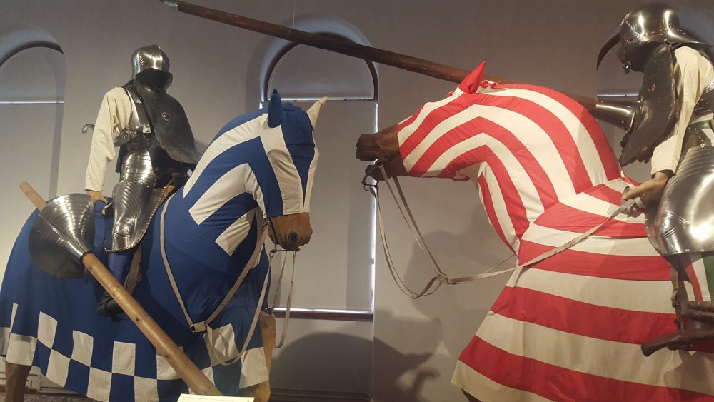 cavalli cavalieri castello Ambras