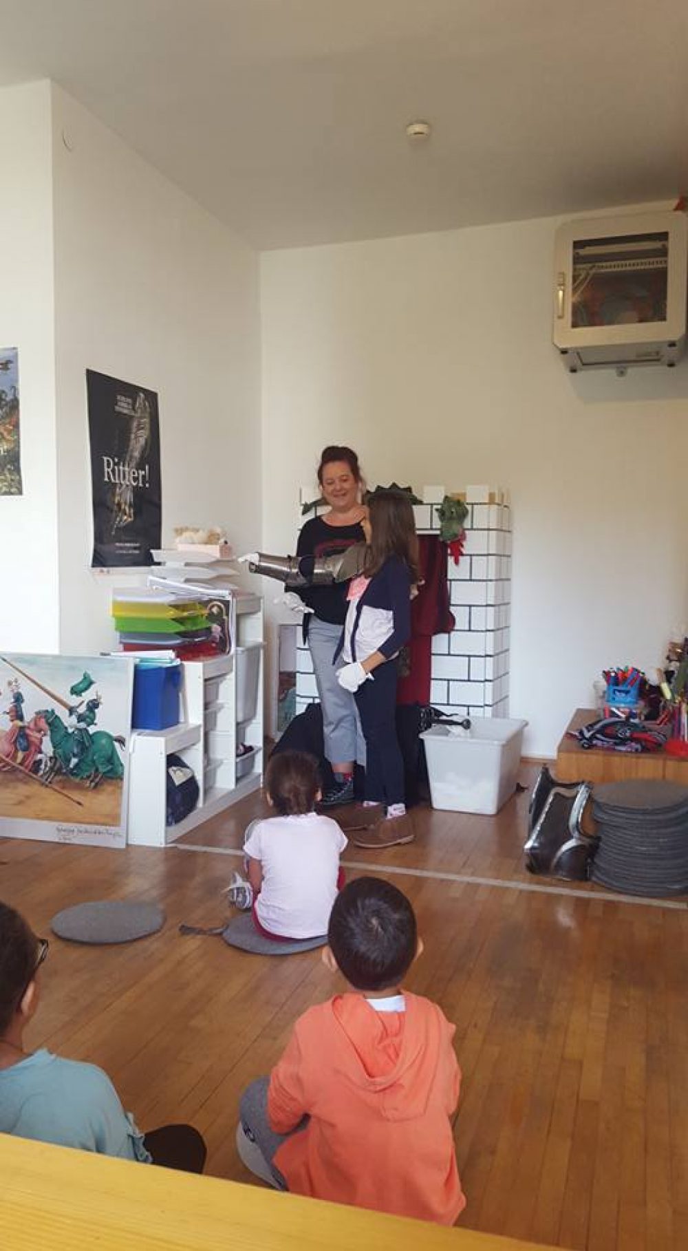 braccio armatura prova