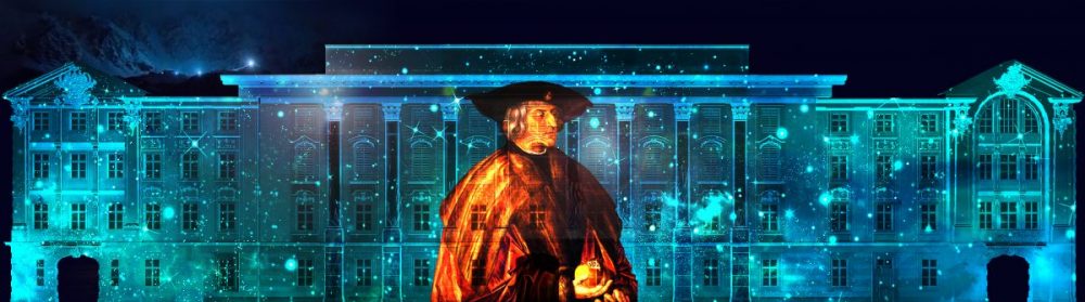 Ob Sternenhimmel, Mittelalter oder Zukunft. Die Hofburg in Innsbruck reist gemeinsam mit den Zuschauern durch die Epochen. © Innsbruck Tourismus