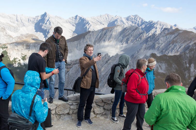 Wer kann bei dieser Kulisse schon einem Selfie widerstehen?