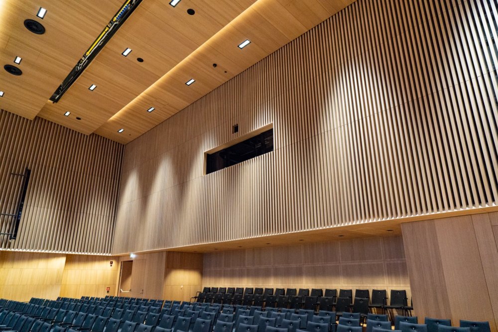 Kontrollraum im Konzertsaal