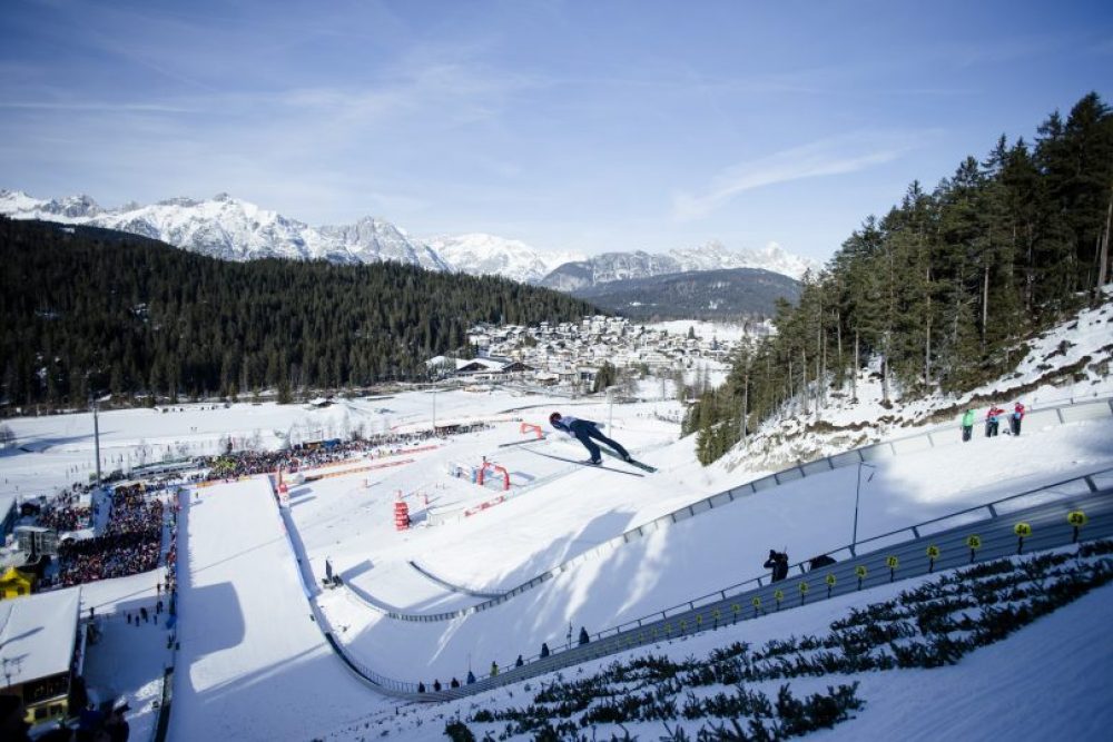 Ski jumping is one event at the Nordic Skiing World Championships