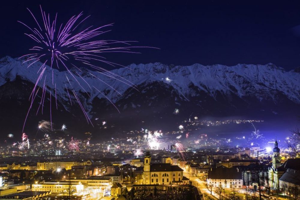 spettacolo capodanno Innsbruck centro storico