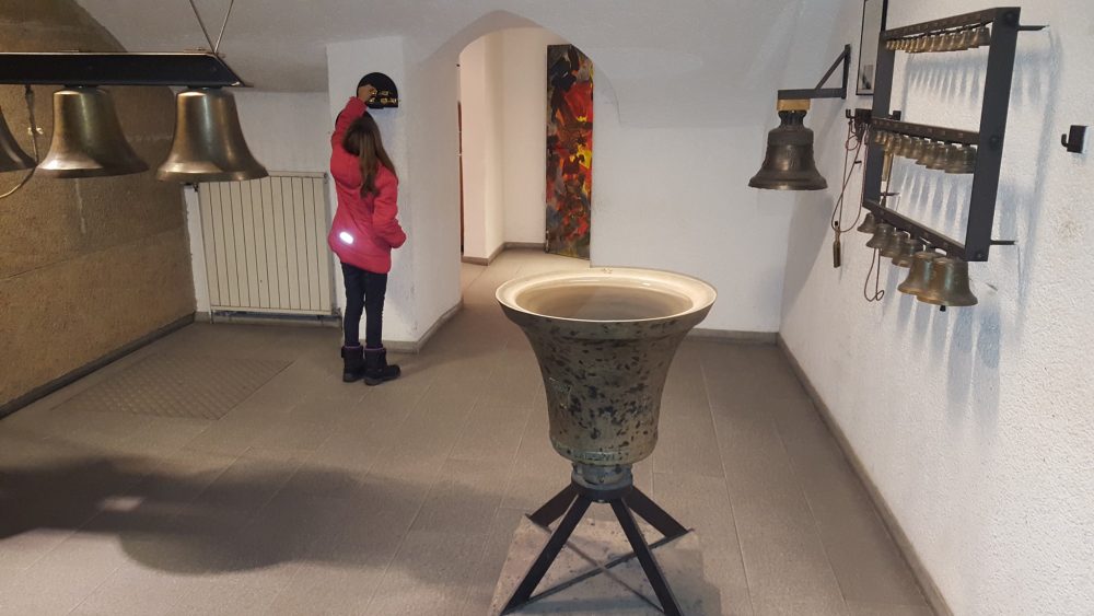 museo Grassmayr Innsbruck sala acustica campana acqua