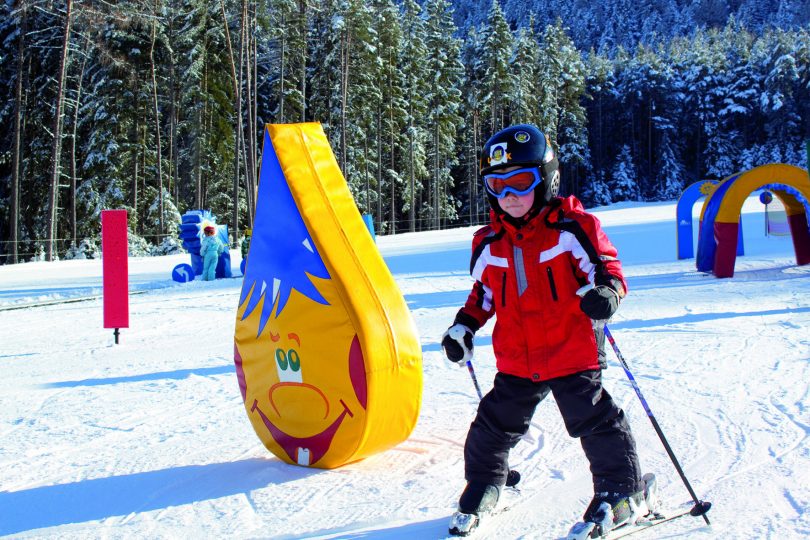 Skifahren am Grünberglift
