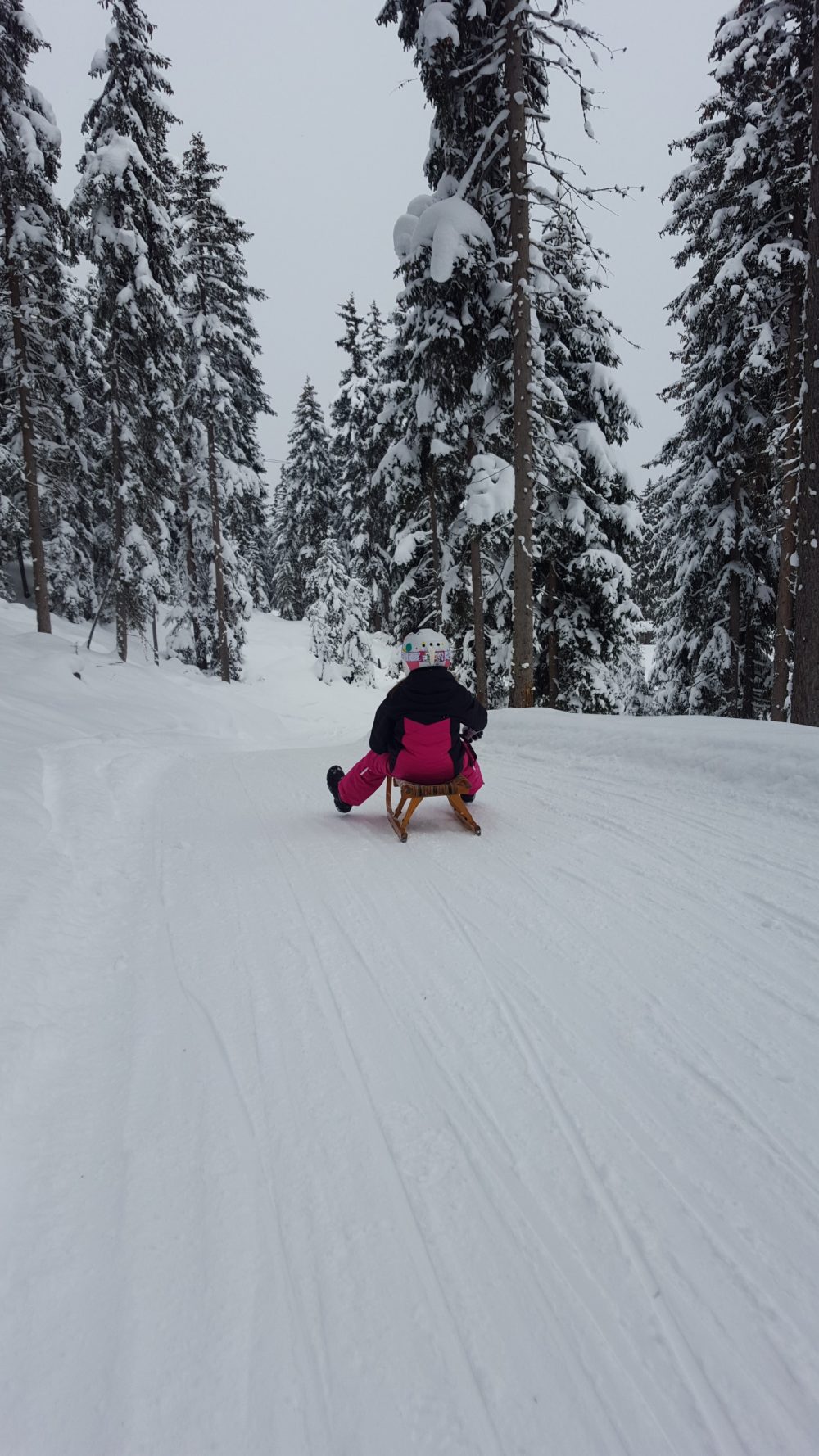 pista slittino Rangger Köpfl tratto finale