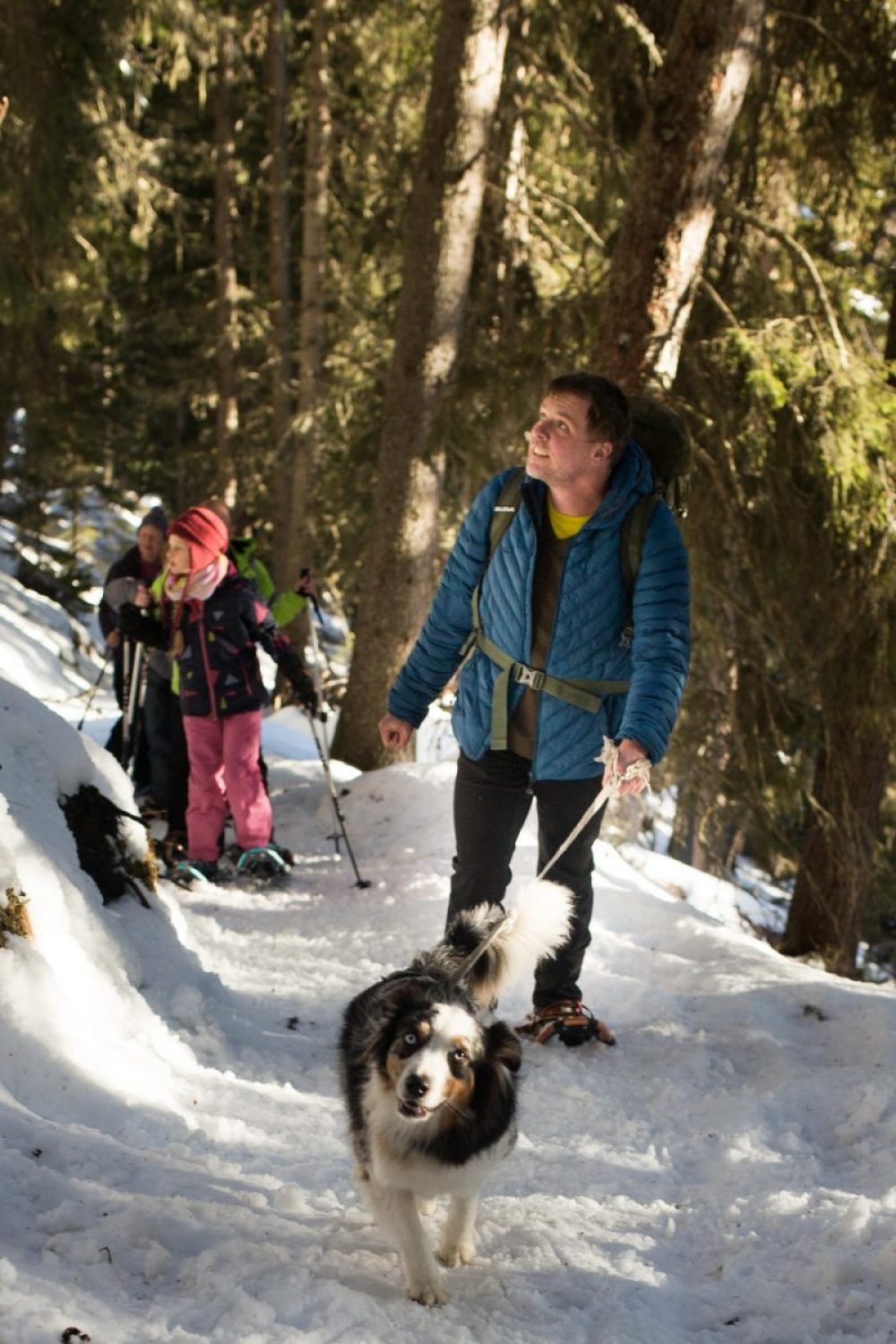 Immer einen Schritt voraus: Flocki und Sven.