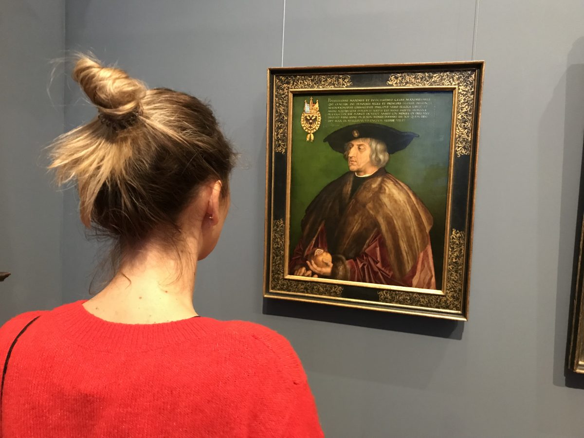 Zu Besuch bei Albrecht Dürers Portrait des Kaisers im KHM in Wien.