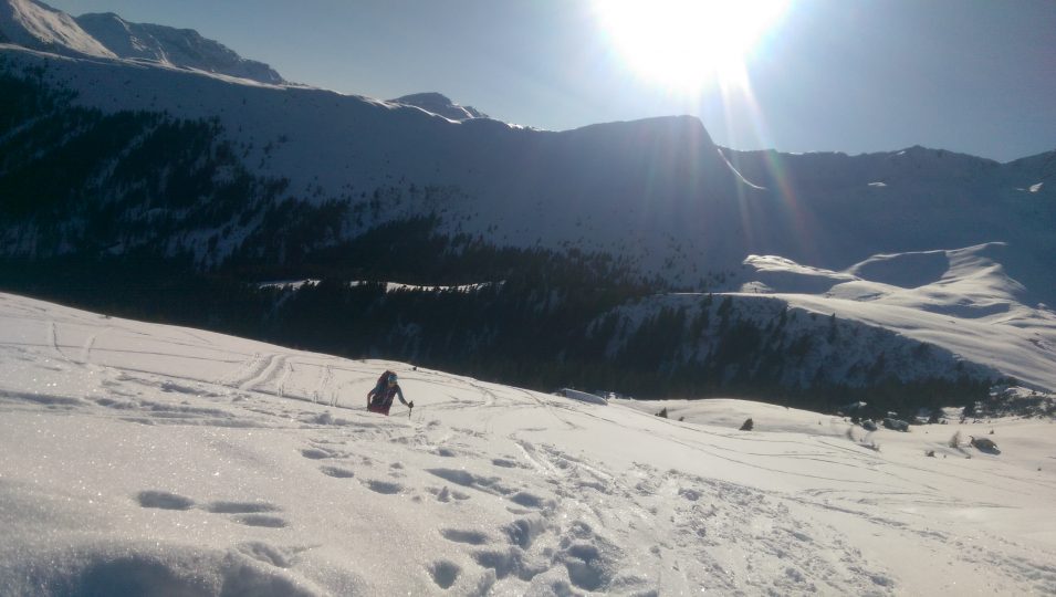 Skitour Rangger Köpfl Winterpanorama