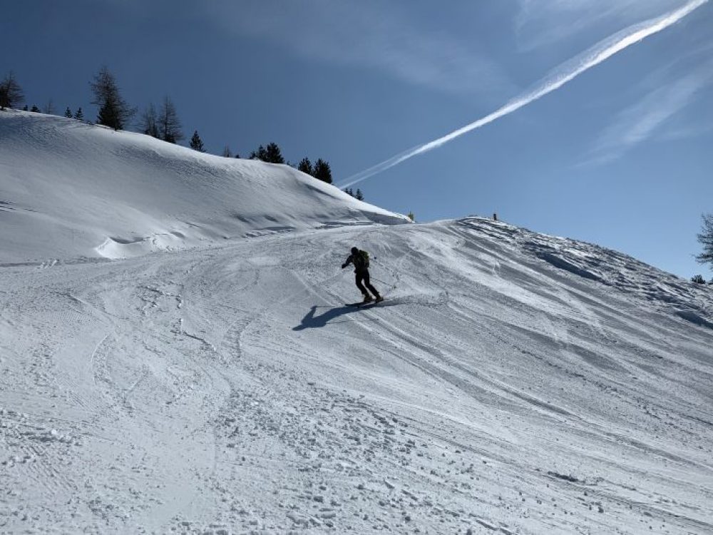 Skitour Patscherkofel - Alleine Abfahren