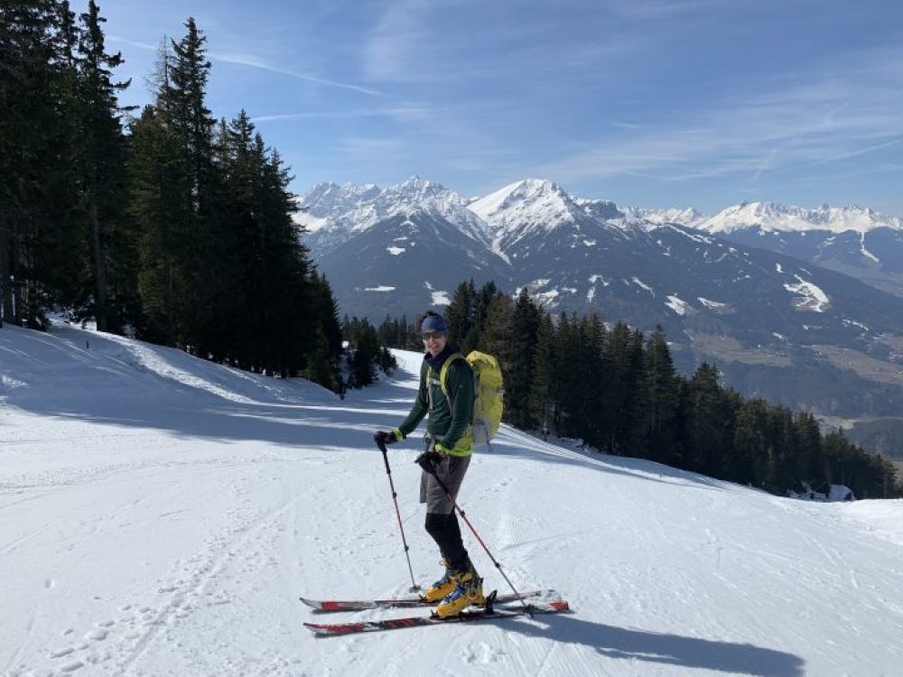 Skitour Patscherkofel - Blick aufs Leintuch