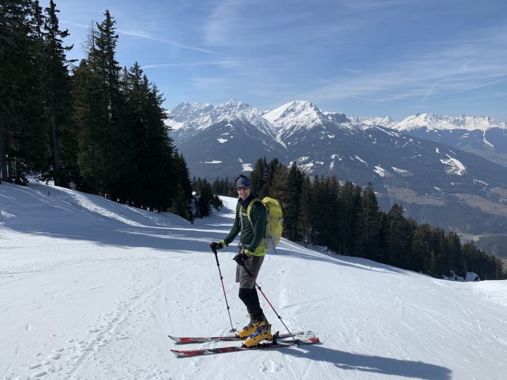 Skitour Patscherkofel - Blick aufs Leintuch
