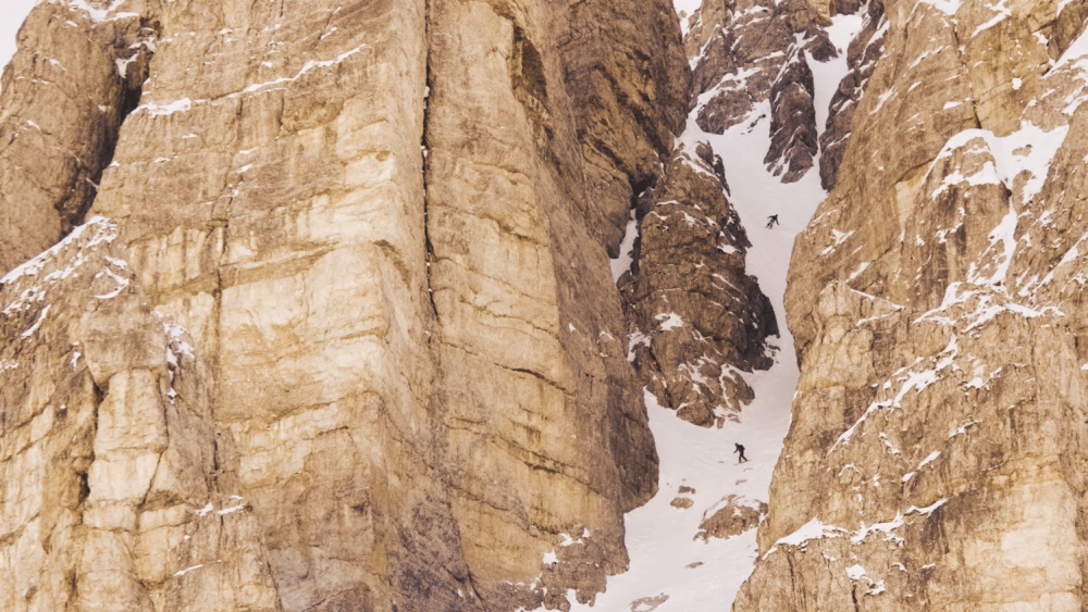 carving couloirs