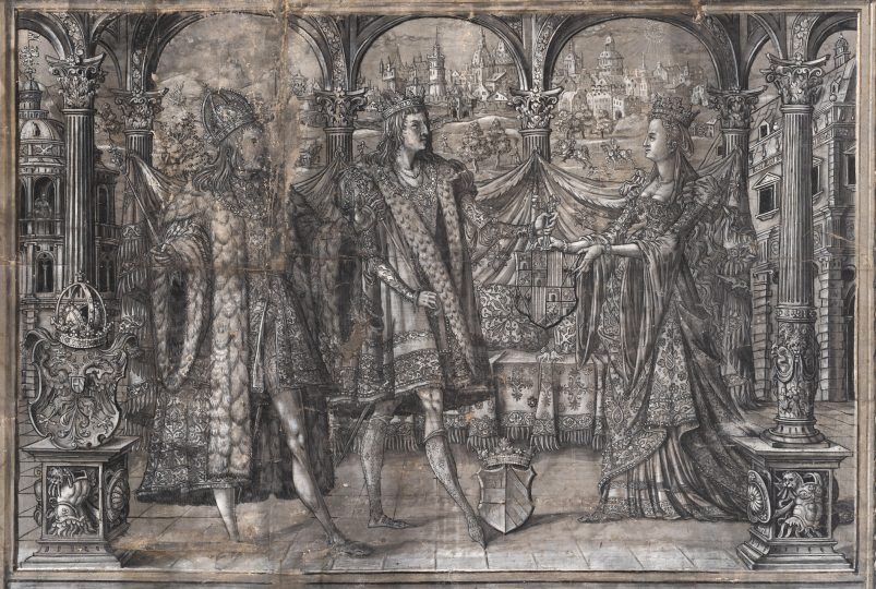 L'imperatore Massimiliano ritratto nell'Imagines Gentis Austriacae di Georg Resch von Geroldshausen © KHM-MUSEUMSVERBAND
