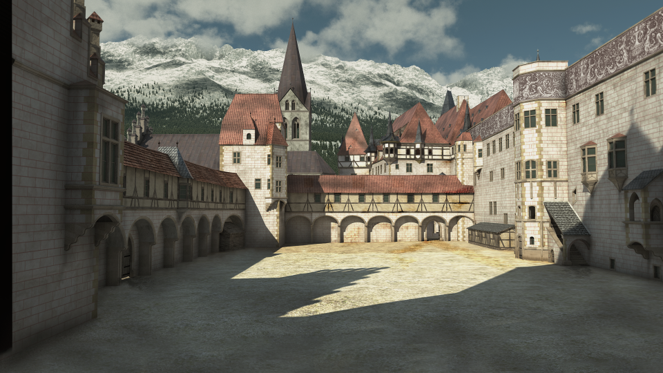 Hofburg um 1500