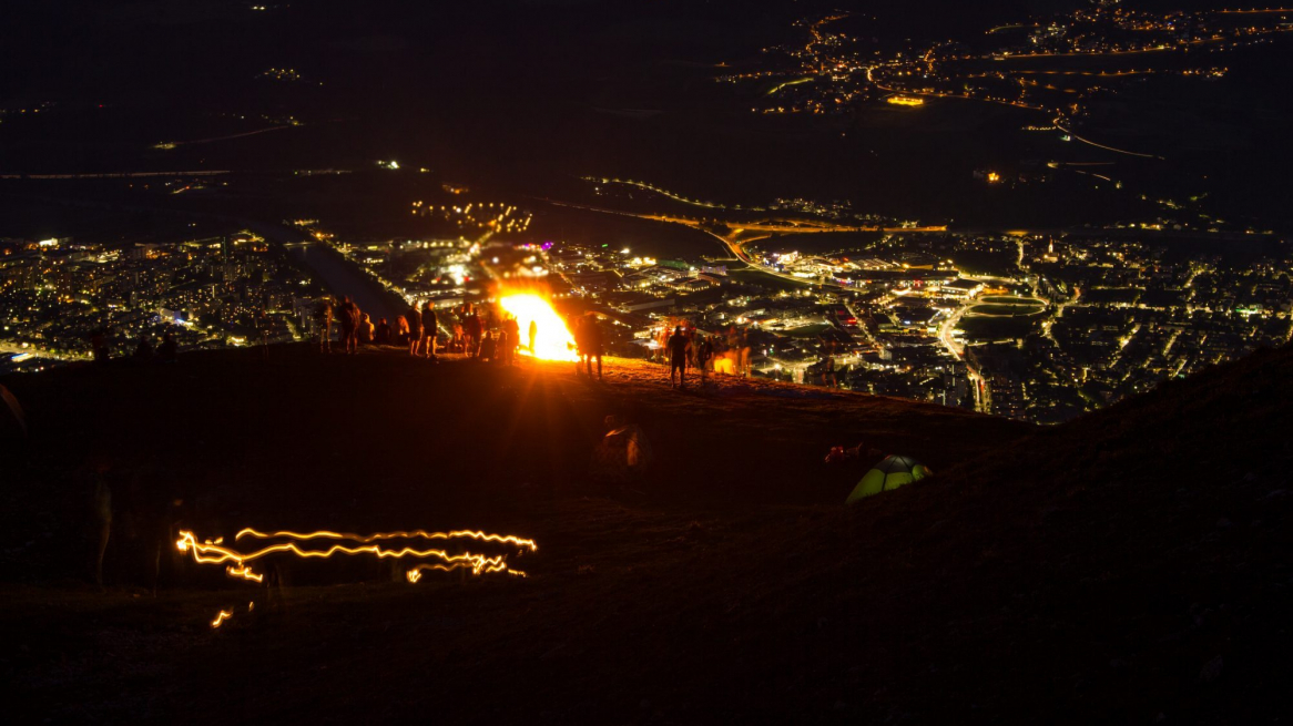 Solstice celebration in Innsbruck