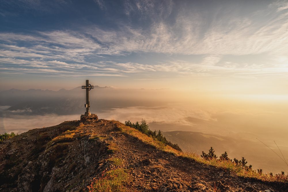 Sonnenaufgang auf der Pfriemeswand