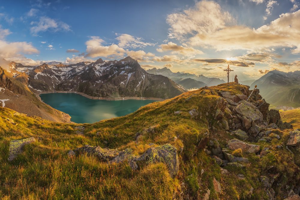 Neunerkogel Sonnenuntergang