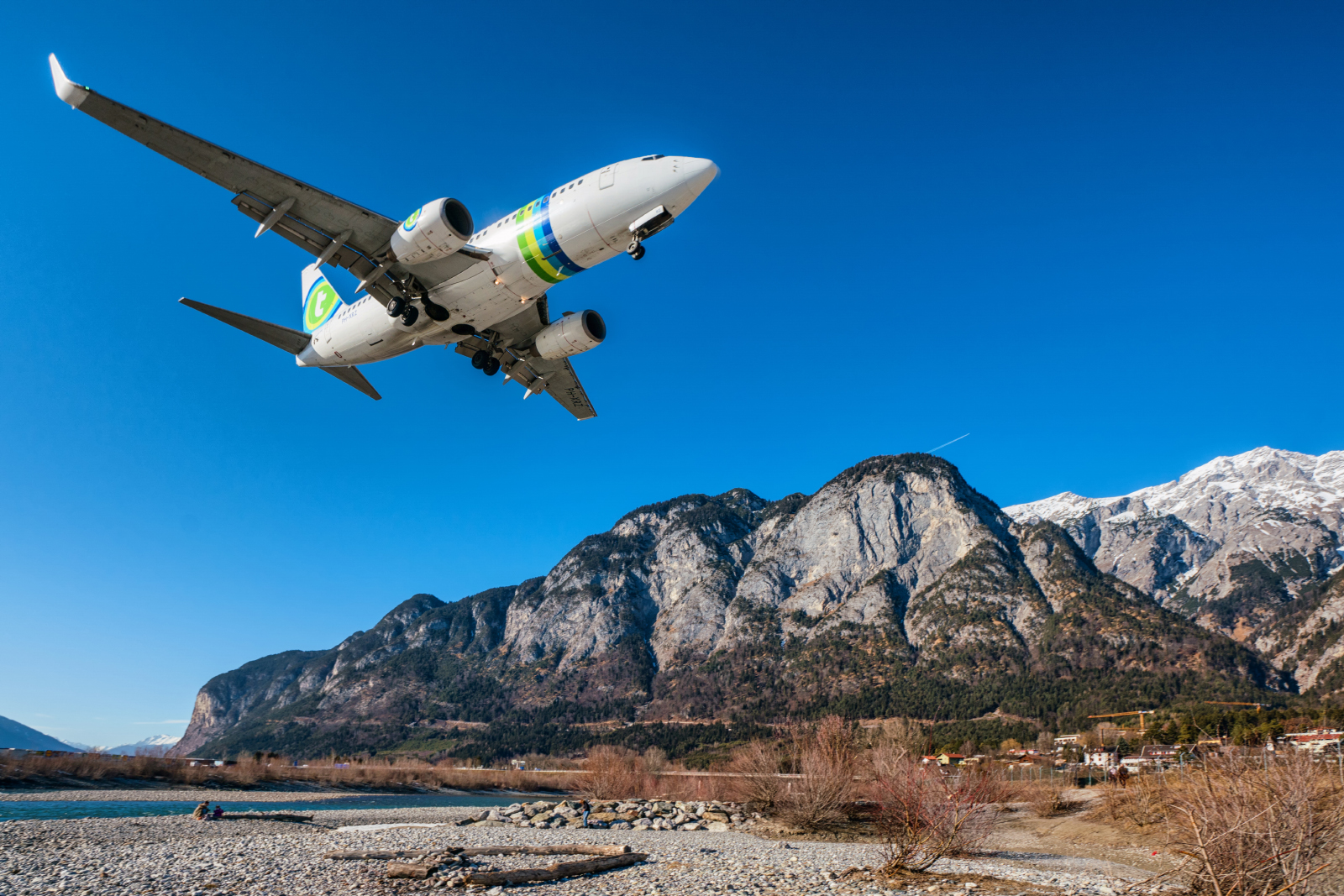 Inn Flugzeug Kranebitten Innsbruck