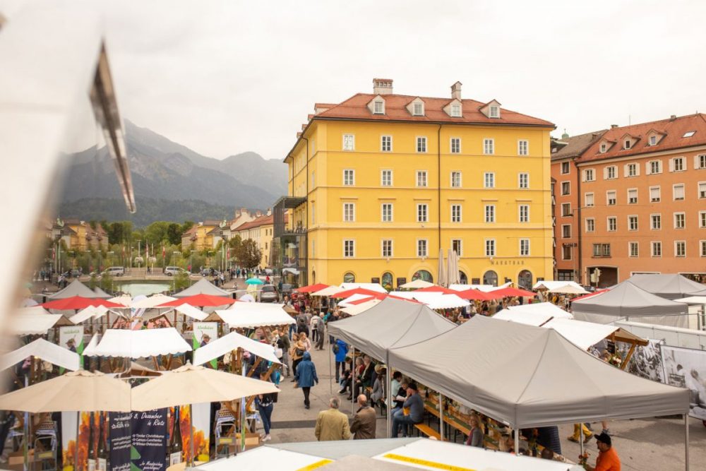 Eröffnungstag am Marktplatz.